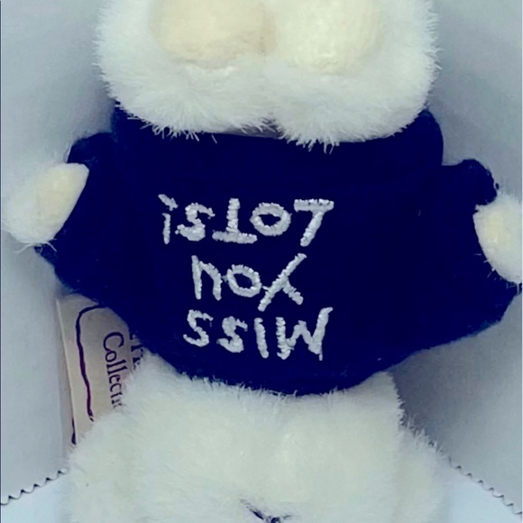 Vintage Retired Boyds Bears Mini Miss you lots collectible plush bear 4” - Picture 7 of 9